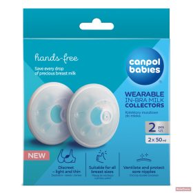 Canpol babies Viselhető tejgyűjtő kagyló 2db