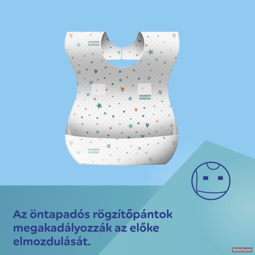 Canpol vízálló egyszer használatos előke (10db)