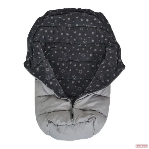 Cangaroo Cuddle vastag téli bundazsák babakocsiba - szürke