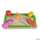 Cangaroo-Moni Toys Fajáték fa szeletelhető zöldség szett