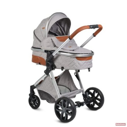 MONI-CANGAROO ALMA 0-15 KG 2in1 BABAKOCSI SPORT/MÓZES - világosszürke