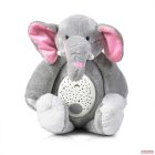 Moni Toys Lamp éjjeli lámpa elefánt plüss projector fehér
