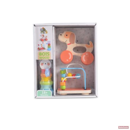 FAJÁTÉK activity 3in1 játékszett 9 dbos finommotorika