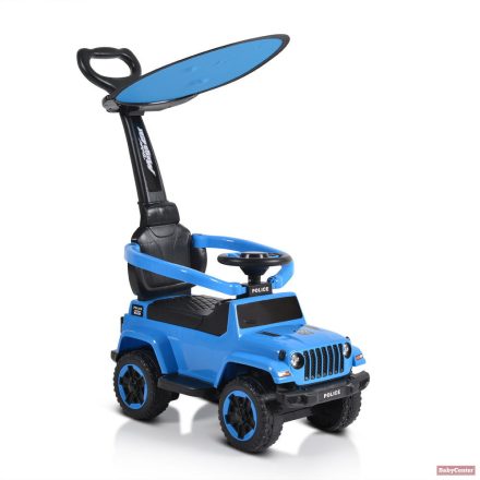 MONI Bébitaxi Police 2in1 naptetővel - kék