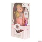 Moni Toys BABA 36 cm szőke,fonott hajas barack ruha