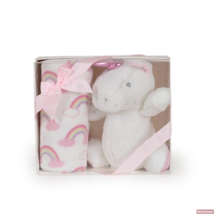 Cangaroo Takaró 90x75cm unikornis plüss pink