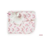Cangaroo Takaró 90x75cm unikornis plüss pink