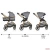 MONI-CANGAROO HYDRA 0-22KG 2IN1 BABAKOCSI - SZÜRKE