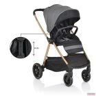 MONI-CANGAROO HYDRA 0-22KG 2IN1 BABAKOCSI - SZÜRKE