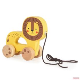 TOOKY Toy fajáték húzható - oroszlán