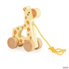 TOOKY Toy fajáték húzható - zsiráf