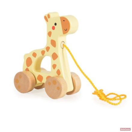 TOOKY Toy fajáték húzható - zsiráf