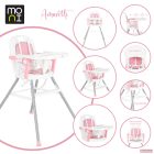 Cangaroo-Moni Amaretti 3in1 szétszedhető etetőszék - pink