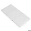 MIRAGE összecsukható 6cm szivacsmatrac textil huzat 120x60cm - szürke