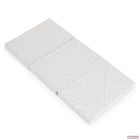 MIRAGE összecsukható 6cm szivacsmatrac textil huzat 120x60cm - szürke