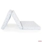 MIRAGE összecsukható 6cm szivacsmatrac textil huzat 120x60cm - KÉK