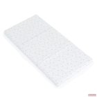MIRAGE összecsukható 6cm szivacsmatrac textil huzat 120x60cm - KÉK