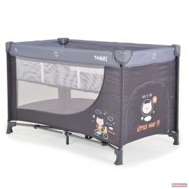 MONI Tommy utazóágy,magasság állítás - szürke