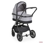 Cangaroo-Moni CHRISTIANO multifunkciós babakocsi szett 3in1 lapra csukható, alu váz, 22kg ig - SZÜRKE