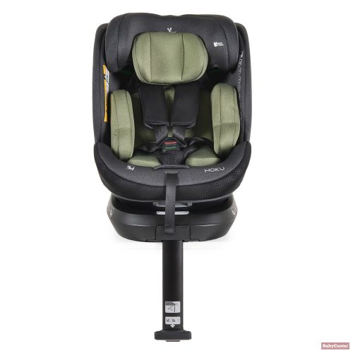 CANGAROO Hoku 360° biztonsági gyermekülés támasztó lábbal (40-150cm) - oliva