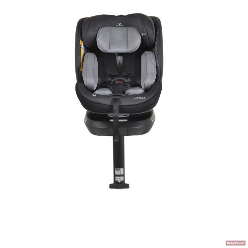 CANGAROO Hoku 360° biztonsági gyermekülés támasztó lábbal (40-150cm) - szürke