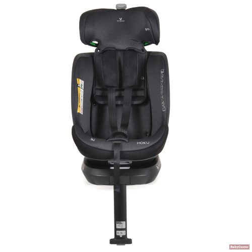 CANGAROO Hoku 360° biztonsági gyermekülés támasztó lábbal (40-150cm) - szürke