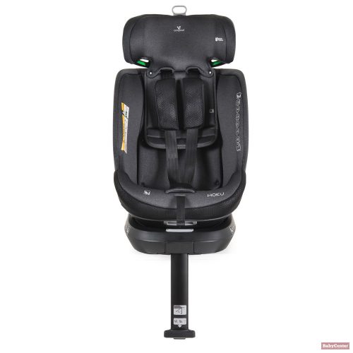 CANGAROO Hoku 360° biztonsági gyermekülés támasztó lábbal (40-150cm) - fekete