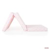 MIRAGE összecsukható 6cm szivacsmatrac textil huzat 120x60cm - rózsa