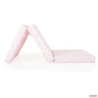 MIRAGE összecsukható 6cm szivacsmatrac textil huzat 120x60cm - rózsa