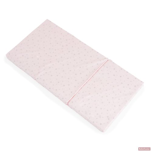 MIRAGE összecsukható 6cm szivacsmatrac textil huzat 120x60cm - rózsa