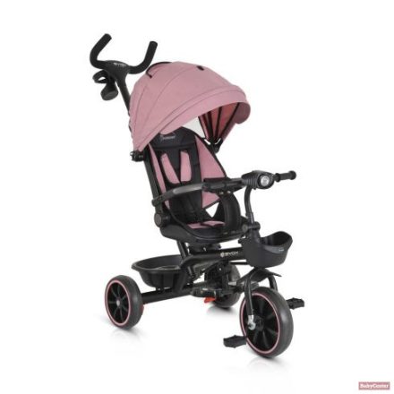 Moni Summer tricikli szülőkaros, zenél, játék tartókkal - pink
