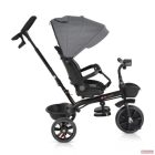 Moni Summer tricikli szülőkaros, zenél, játék tartókkal - szürke