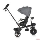 Moni Summer tricikli szülőkaros, zenél, játék tartókkal - szürke