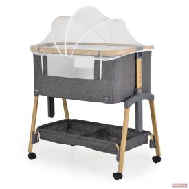   Cangaroo-Moni AMO babaöböl szúnyoghálóval, 7 poz. dönthető, kerekes+tároló /SZÜRKE/