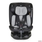 Cangaroo-Moni GRAVITY I-size autós ülés 40-150cm, SPS, forgatható talp, pamut huzat SZÜRKE