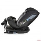 Cangaroo-Moni GRAVITY I-size autós ülés 40-150cm, SPS, forgatható talp, pamut huzat SZÜRKE