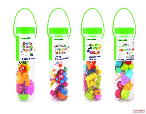 Tooky Toy felfűzhető fajáték farm