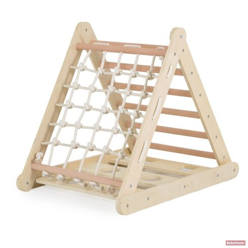 PIKLER 3in1 fa MÁSZÓKA és CSÚSZDA Montessori 155*57cm NATUR