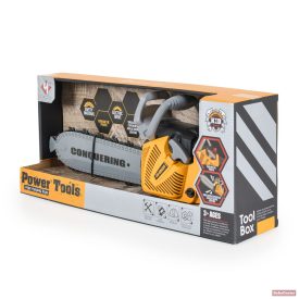 Power tools FIÚ játék láncfűrész lámpával SÁRGA