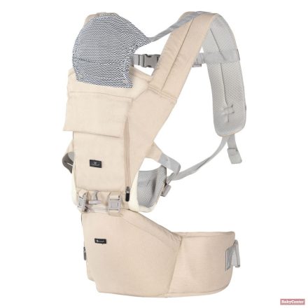 Cangaroo IVY bébi hordozó 3 poziciós, lecsatolható - BÉZS