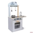 MONI Fa gyerek kiskonyha 4 db eszközzel szett - kék