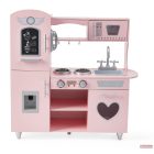 Fa kiskonyha berendezésekkel szivecskés - PINK