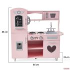 Fa kiskonyha berendezésekkel szivecskés - PINK