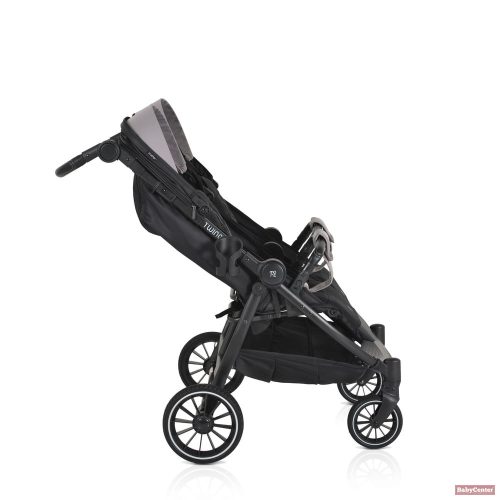MONI TWINGO Iker babakocsi lábzsákkal ONYX/FEKETE