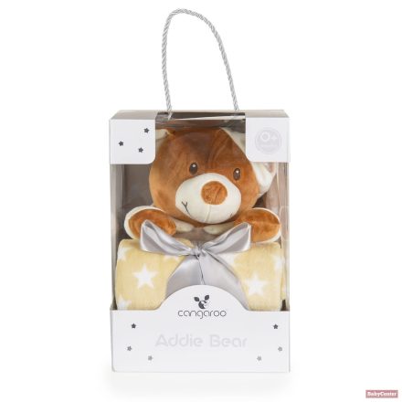Cangaroo maci takaróval Addie bear 90x75cm BÉZS