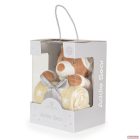 Cangaroo maci takaróval Addie bear 90x75cm BÉZS