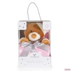 Cangaroo maci takaróval Addie bear 90x75cm PINK