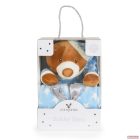 Cangaroo maci takaróval Addie bear 90x75cm KÉK