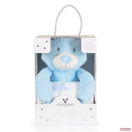 Cangaroo maci takaróval Rory bear 90x75cm KÉK