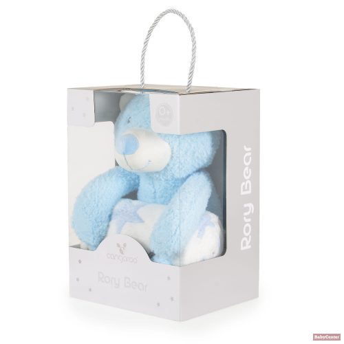 Cangaroo maci takaróval Rory bear 90x75cm KÉK